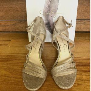 Jessica Simpson Callyia Champagne Wedges